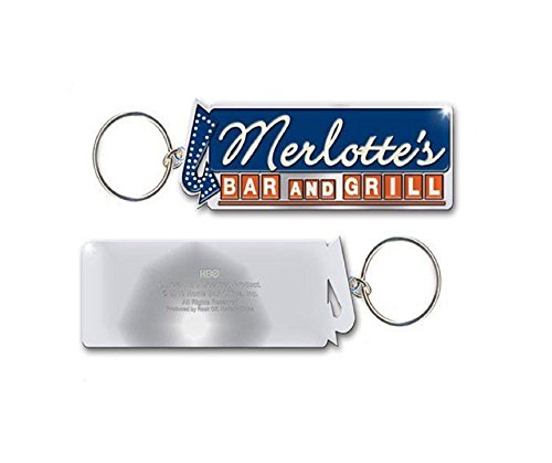 Rock Off True Blood Keyring Keychain Merlottes bar & grill Official metal One Size