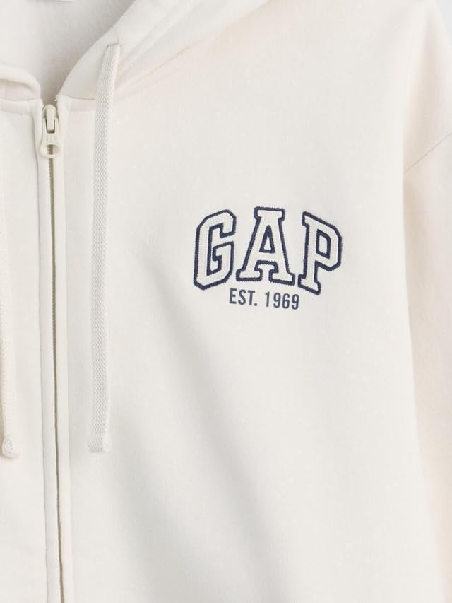 Image of GAP Women's Est. 1969 Hooded Logo Full Zip