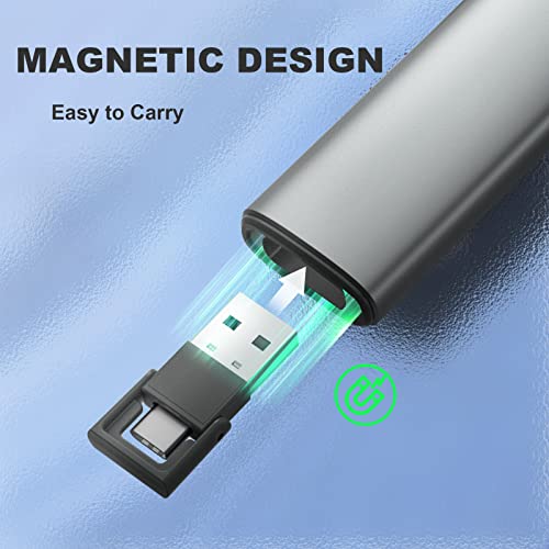 image for CLIKBUTM Rechargeable Green Laser Pointer Presentation Clicker for Lap