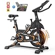 Kitopa Heimtrainer Fahrrad, Smart Hometrainer Fahrrad mit Bluetooth App & LCD-Monitor, Leises Ergometer mit Verstellbarem Widerstand für Kardio Training, 150 kg Belastbar