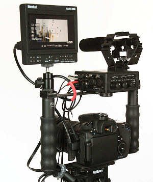 Alzo Dslr Audio And Video Hdmi 2 Right Angle Short Cord Cables Kit White For Canon #TOP3