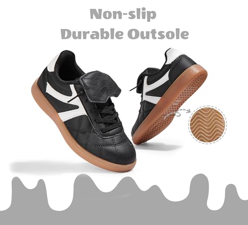 LUCKY STEP Unisex-Child Casual Sneakers Fashion Lightweight Walking Shoes Classic Retro Athletic Sneaker for Little Kids2