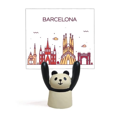Porte-mémo plat motif Barcelone panda le cadeau souvenir parfait pour collègue