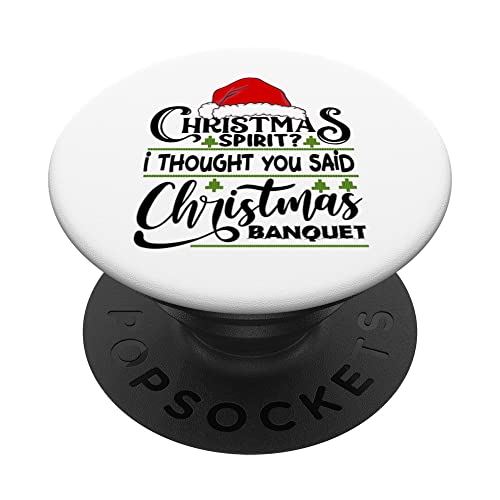 Christmas Spirit PopSockets PopGrip – Retro Design
