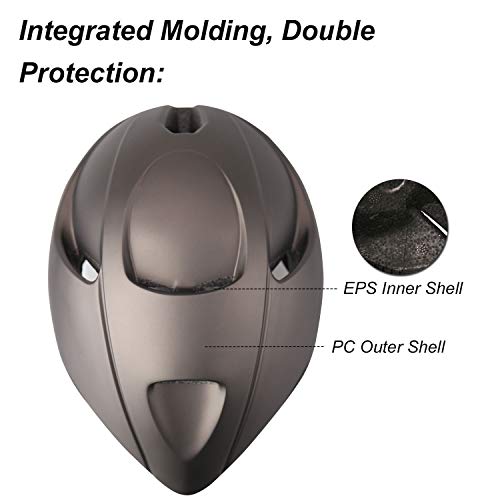 Shinmax Adult Bike Helmet,Bicycle Helmet With Removable Magnetic Goggles & Usb Rechargeable Light Specialized Road Mountain Bike Helmet Adjustable Size Ultralight Cycling Helmet Men Women Sm-T88 #TOP7