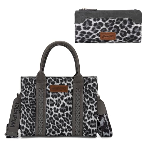 Bolso Tote con Estampado de Leopardo y Billeteras RFID para Mujer miniatura 1