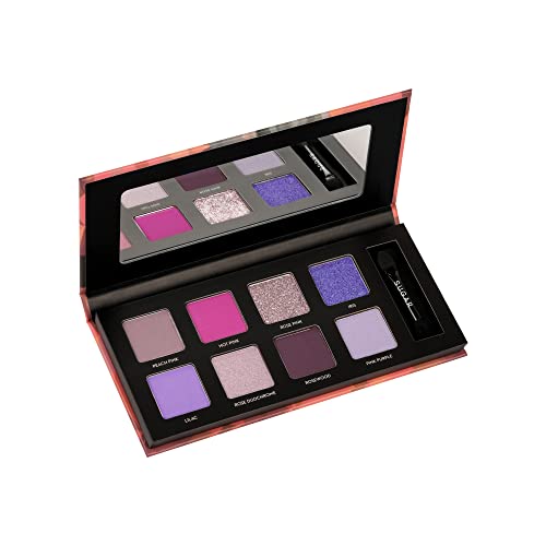 Image of SUGAR Cosmetics Blend The Rules Matte Eyeshadow Palette - 06 Starlight (Tempting Pinks) - Long Lasting, Smudge Proof, Vegan & Cruelty-free