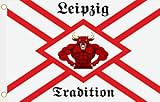 2 Ösen U24 Flagge Fahne Leipzig Tradition Hissflagge 90 x 150 cm