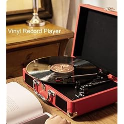 Tourne-Disque en Vinyle avec Haut-parleurs intégrés et récepteur Bluetooth Platine Vinyle Vintage à 3 Vitesses Audio Son… - Les Beatles, Paul McCartney, John Lennon, RIngo Starr, George Harrison Tourne-Disque en Vinyle avec Haut-parleurs intégrés et récepteur Bluetooth Platine Vinyle Vintage à 3 Vitesses Audio Son… – Image 2