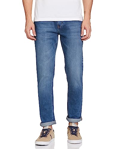 Image of Spykar Men's Slim Fit Low Rise Casual Jeans