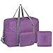 Borsone da viaggio impacchettabile Tote Bagaglio a mano Weekender Borsone da viaggio per bambini Ragazze Donna (Viola)