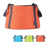 OUTAD 折りたたみバケツ 大容量10L 足湯バケツ 釣り用/足湯/洗顔/旅行洗濯/洗車/園芸 旅行/出張/アウトドア対応 超コンパクト 防水 超軽量 持ち運び便利 収納袋付