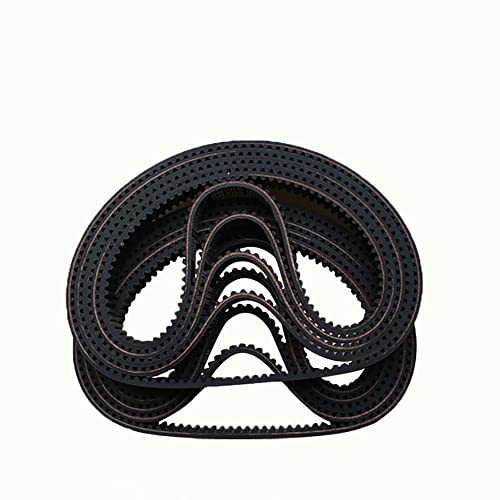 Correa de distribución HTD 5M de goma síncrona en color negro de 30mm de ancho 6