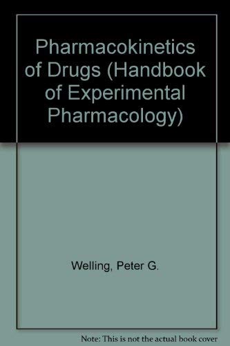 Pharmacokinetics of Drugs (Handbook of Experime... 0387575065 Book Cover