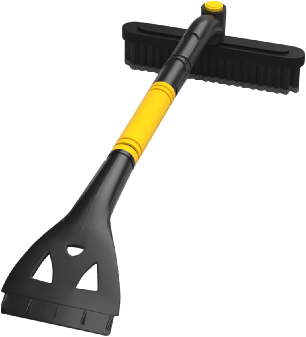 Milisten Extendable Car Snow Brush and Ice Scraper Ergonomic Non-Slip Handle Multi-Functional Tool for Winter Snow and Frost Removal Vehicles