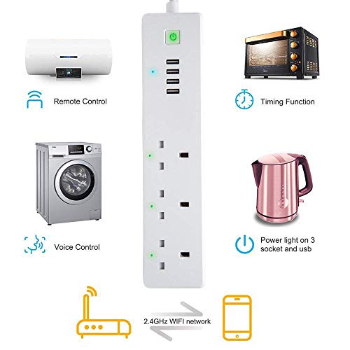 Tophomer Smart Surge Protector con USB