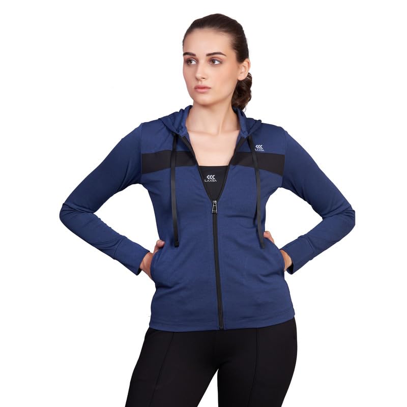 Image of Sports Women's Gym Workout Athletic Dry Fit Jacket | Full Zip Jacket with Pockets Running Jacket for women