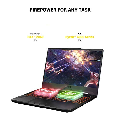 Image of ASUS TUF A15 FA506IV FA506IV-BR7N12 Fortress Gray Laptop-Gaming, Ryzen 7 4800H, 32GB, 1TB 2.5 SATA SSD, 15.6 inch Flat Full HD (1920x1080), NVIDIA RTX 2060, Windows 10 Home