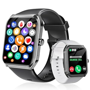 PASONOMI Smartwatch Herren mit Telefonfunktion 1,91” Touchscreen IP68 Wasserdicht Sportuhr Outdoor Fitness Tracker mit Pulsmesser, Schlafmonitor, SpO2, 100+Sportmodi Smart Watch (Schwarz)