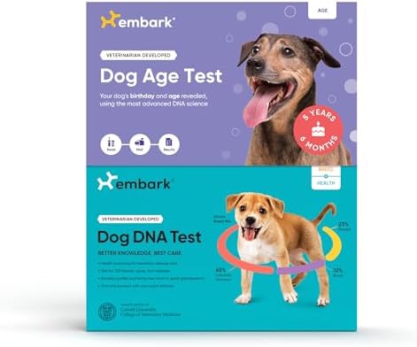 Embark Breed + Health Dog DNA Test & Dog Age Test Bundle - Discov...