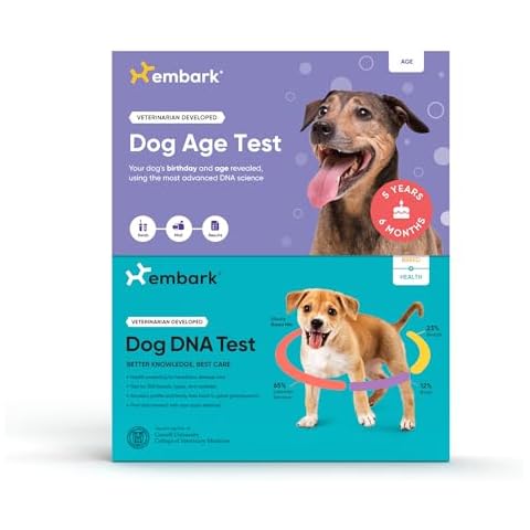 Embark Breed + Health Dog DNA Test & Dog Age Test Bundle - Discover Breed, Ancestry, Relatives, Genetic Health, Traits, and Birthday Cover