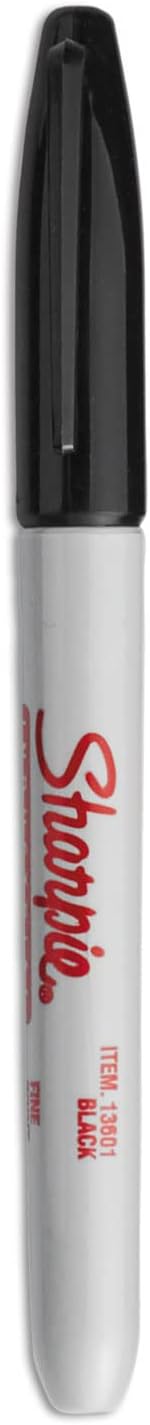 Sharpie Industrial Permanent Markers, Fine Tip, Black, 36 Count