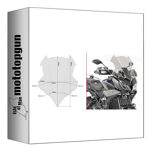 Bulle fumée Givi D2139S pour voyager en Yamaha Tracer 900 GT
