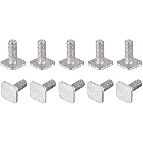 uxcell M6x16mm Square Head Bolts Cover