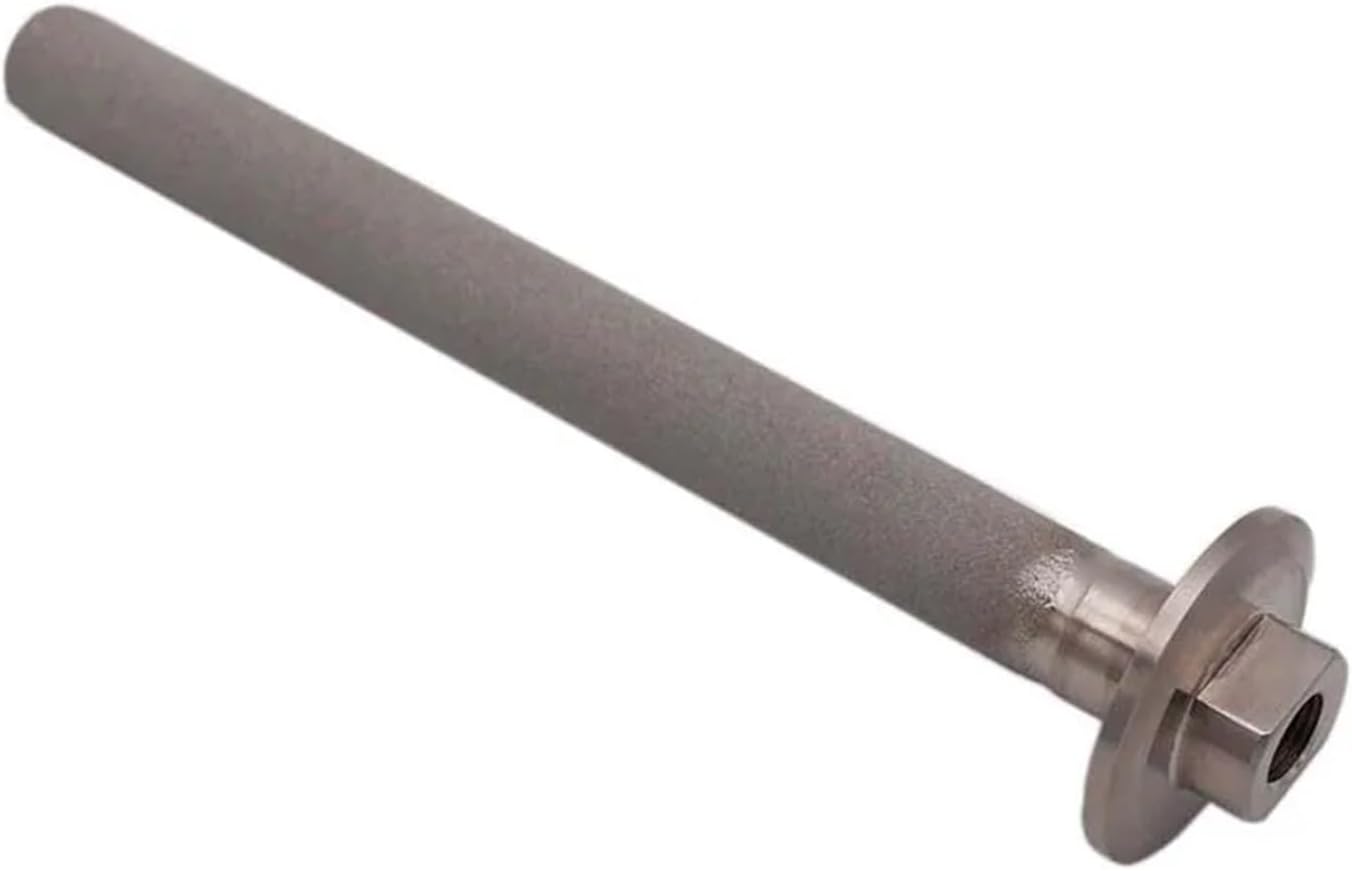 Brewing Equipment 1.5" Tri Clamp 8"/203mm L Carbonation Stone Aeration Stone 2.0 Micron 1/4" FNPT 316 Stainless Steel Homebrew Beer Fermenter Brewing Equipment