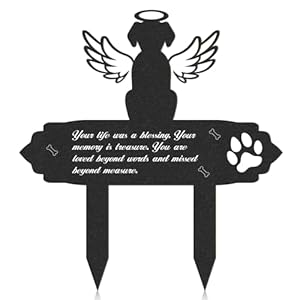 Rngmsi Hundefriedhof Grab Gartenpfosten Metalldekoration