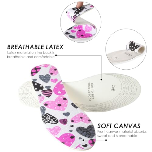Tyfgrt 5 Paia Di Solette Per Cartoni Animati Per Bambini, Design Con Motivo A Cartoni Animati, Morbide E Confortevoli, Adatte Per Sostituire Le Solette Per Bambini, Adatte Per L'uso Quotidiano. - 3