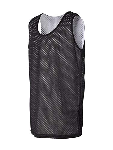 Badger Sport Black/White Youth Small Reversible Mesh Tank Top Jersey Uniform