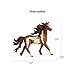 UANDME 8PCS Big Mare and Stallion Toy Figures, Plastic Horse Figurines, Animal Toys for Girls and Boys, Club Cake Topper Party Decoration