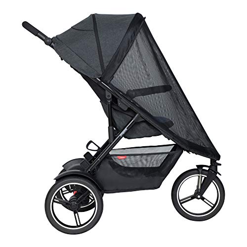 Phil&Teds PT-SPORT-MESHC-V6-9999 Sun Mesh Cover For Inline Stroller thumb #4