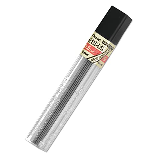 Pentel Super Hi-Polymer Lead Refills LEAD,PENCIL,.5MM,2B,12/PK PR 61-3624 SE (Pack of100)