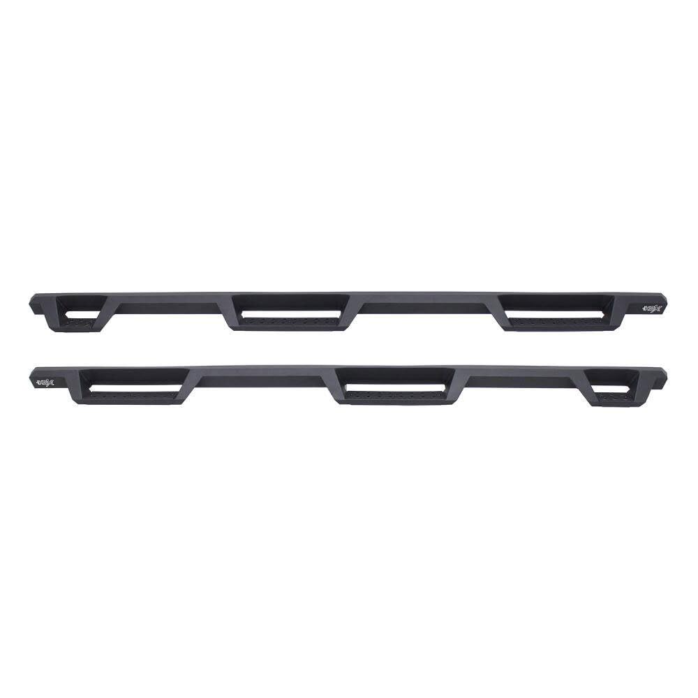 Westin 56-534185 HDX Drop Wheel to Wheel Nerf Bars fits 2016-2023 Tacoma Double Cab 6' Bed Textured Black Pair