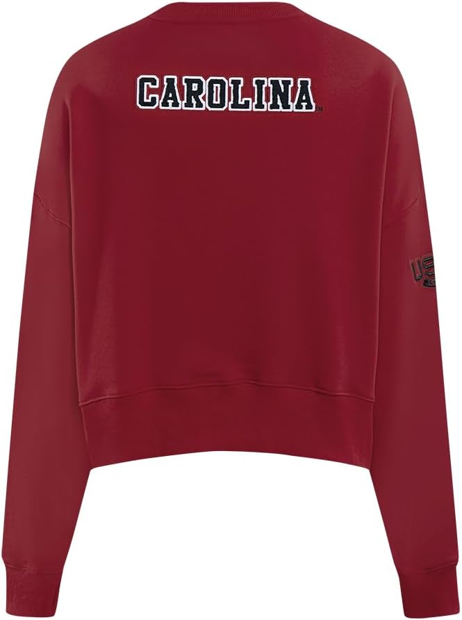 Pro Standard NCAA womens Womens College Classic Essentials Brushed Back French Terry Crewneck Sweatshirt