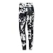 Reebok Wor Smoke Print Tight, Calzamaglie Donna, Nero (Nero), Medium