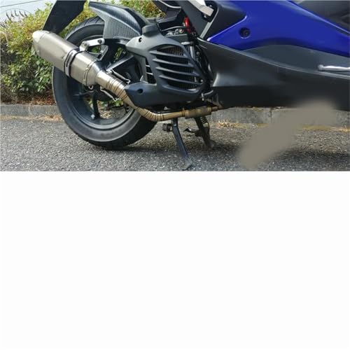 Tubo de Escape para Scooter Yamaha NVX 155 de Acero Inoxidable 2016-2018 2