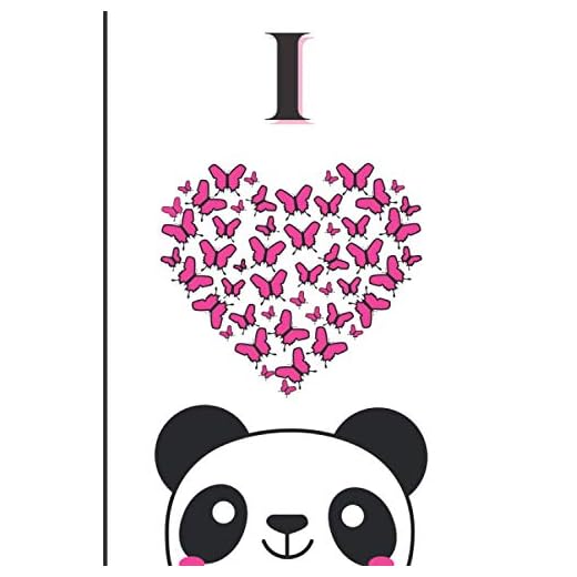 I love pandas: journal otebook for girls, teens, and panda lovers.6x9 120- page blank lined