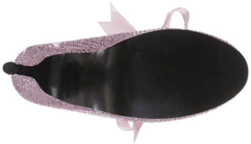 Pleaser Women's Teeze-04R Platform Pump,Baby Pink Rhinestoes,8 M Us #TOP3