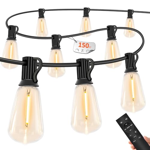 YOYONACY 150 FT Outdoor String Lights for Outside – LED