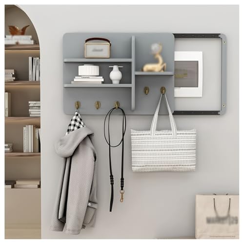 Cubierta Decorativa para Panel eléctrico, Caja de interruptores con Estante y Ganchos, Cubierta Decorativa para medidor Oculto, Cubierta para Panel eléctrico de Pared, Cubierta para Caja de