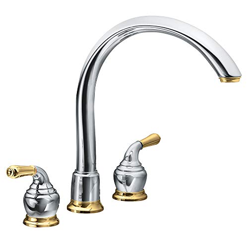 Moen 97558 Monticello Replacement Handle Knob Insert, Polished Brass (2-Pack) #TOP2