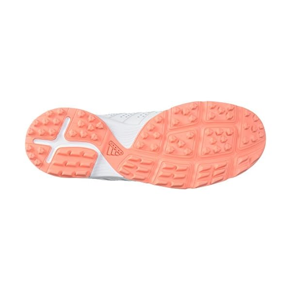 adidas-Womens-Adipure-Sport-Golf-Shoe adidas Women's Adipure Sport Golf Shoe, White/Aero Blue/Chalk Coral, 7 Medium US