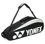 YONEX Badminton Bag - Racket Bag for Badminton & Squash Racquets. Holds up to 6 Racquets + Side Pockets + Shoe Compartment.