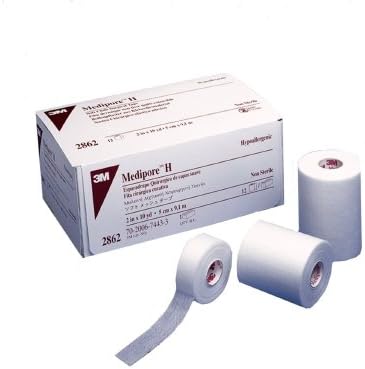 2862 Medipore H Soft Cloth Surgical Tape 2" x 10 Yards - 2 Rolls