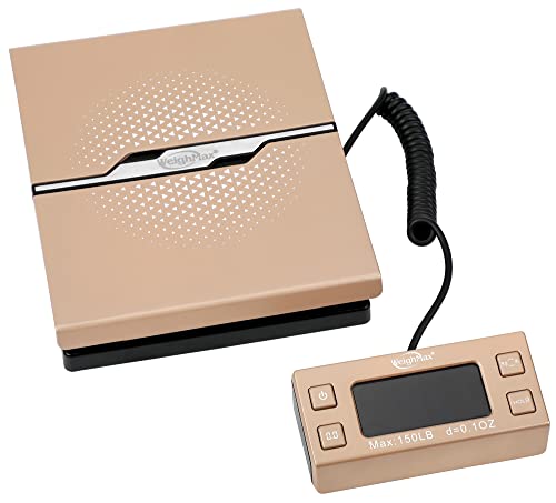 Báscula postal digital Weighmax W-8809 150 lbs Gold miniatura 2