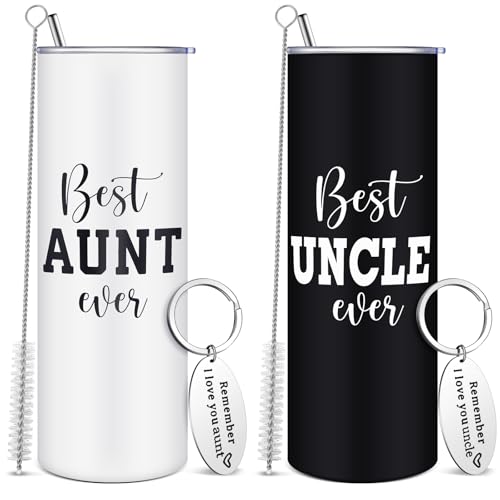 Sliner 2 Set Aunt and Uncle Gifts Include 20oz Black