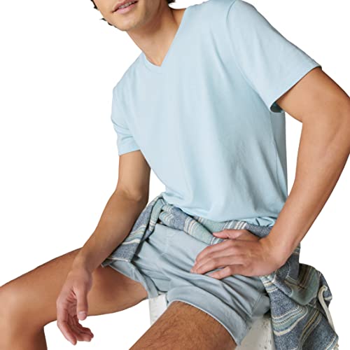 Image of Lucky Brand Men's Venice Burnout V Neck Tee